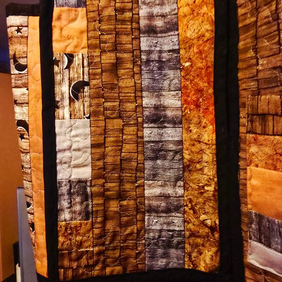 Reversible Celestial Moon & Star Vest - Unique Design - Picture 6 of 6